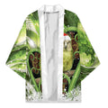 Kakapo New Zealand Christmas In July Kimono NZ Aroha Koru Fern Marble Vibes