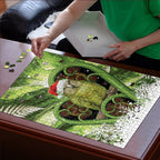 Kakapo New Zealand Christmas In July Puzzle NZ Aroha Koru Fern Marble Vibes