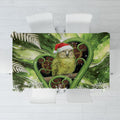Kakapo New Zealand Christmas In July Tablecloth NZ Aroha Koru Fern Marble Vibes