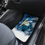 Sulphur-crested Cockatoo New Zealand Christmas In July Car Mats NZ Aroha Koru Fern Marble Vibes