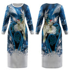 Sulphur-crested Cockatoo New Zealand Christmas In July Couples Matching Long Sleeve Bodycon Dress and Hawaiian Shirt NZ Aroha Koru Fern Marble Vibes LT14