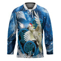 Sulphur-crested Cockatoo New Zealand Christmas In July Hockey Jersey NZ Aroha Koru Fern Marble Vibes