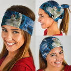 Sulphur-crested Cockatoo New Zealand Christmas In July Neck Gaiter NZ Aroha Koru Fern Marble Vibes