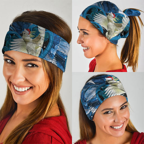 Sulphur-crested Cockatoo New Zealand Christmas In July Neck Gaiter NZ Aroha Koru Fern Marble Vibes
