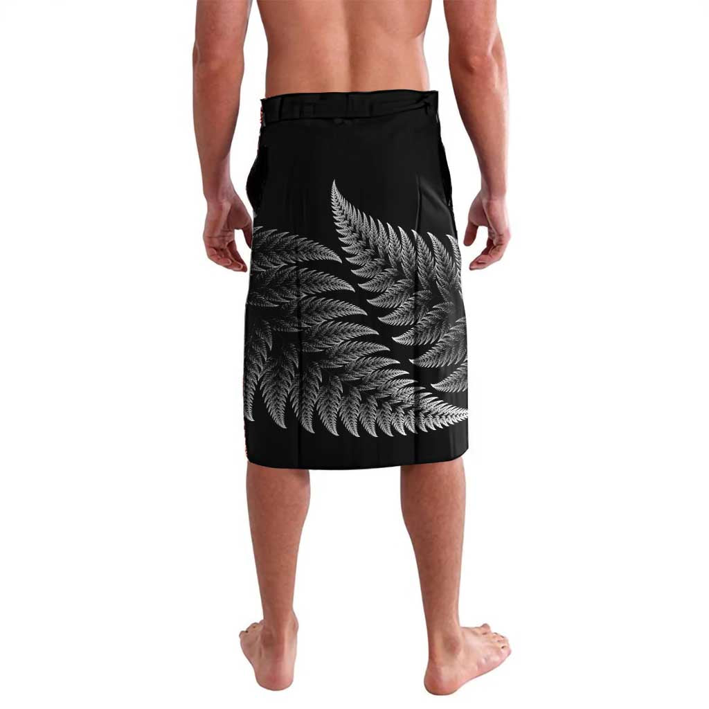 Personalised New Zealand Darts Lavalava Aotearoa Fern Mix Paua Shell Manaia - Black