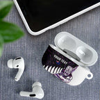 New Zealand Silver Fern Rugby Custom AirPods Case Go All Black Purple Maori Paua Shell - Aussie Hoodie