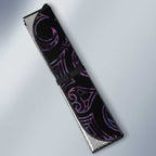 New Zealand Silver Fern Rugby Custom Auto Sun Shade Go All Black Purple Maori Paua Shell - Aussie Hoodie
