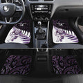New Zealand Silver Fern Rugby Custom Car Mats Go All Black Purple Maori Paua Shell - Aussie Hoodie
