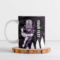 New Zealand Silver Fern Rugby Custom Ceramic Mug Go All Black Purple Maori Paua Shell - Aussie Hoodie