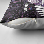 New Zealand Silver Fern Rugby Custom Pillow Cover Go All Black Purple Maori Paua Shell - Aussie Hoodie