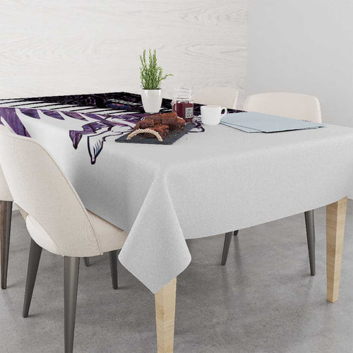 New Zealand Silver Fern Rugby Custom Tablecloth Go All Black Purple Maori Paua Shell - Aussie Hoodie