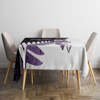 New Zealand Silver Fern Rugby Custom Tablecloth Go All Black Purple Maori Paua Shell - Aussie Hoodie