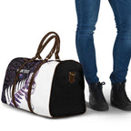 New Zealand Silver Fern Rugby Custom Travel Bag Go All Black Purple Maori Paua Shell - Aussie Hoodie