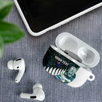 New Zealand Silver Fern Rugby Custom AirPods Case Go All Black Turquoise Maori Paua Shell - Aussie Hoodie