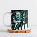 New Zealand Silver Fern Rugby Custom Ceramic Mug Go All Black Turquoise Maori Paua Shell - Aussie Hoodie
