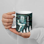 New Zealand Silver Fern Rugby Custom Ceramic Mug Go All Black Turquoise Maori Paua Shell - Aussie Hoodie