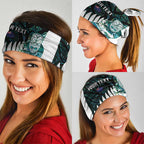 New Zealand Silver Fern Rugby Custom Neck Gaiter Go All Black Turquoise Maori Paua Shell - Aussie Hoodie