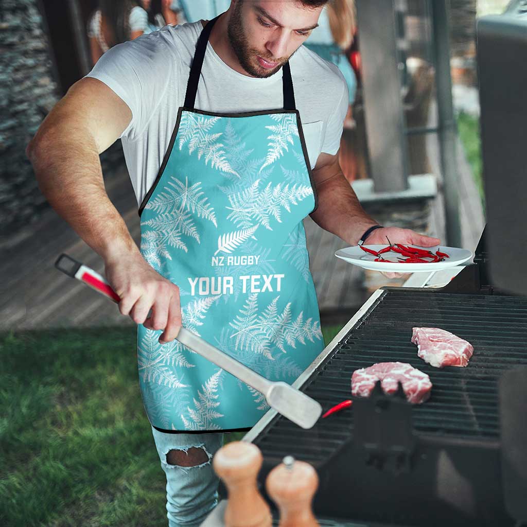 New Zealand Silver Fern Rugby Custom Apron Go Aotearoa Champions Turquoise Version - Aussie Hoodie