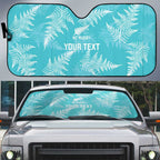 New Zealand Silver Fern Rugby Custom Auto Sun Shade Go Aotearoa Champions Turquoise Version - Aussie Hoodie