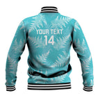 New Zealand Silver Fern Rugby Custom Baseball Jacket Go Aotearoa Champions Turquoise Version - Aussie Hoodie