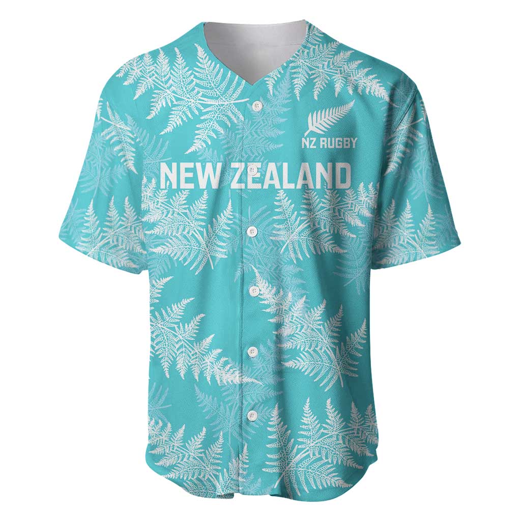 New Zealand Silver Fern Rugby Custom Baseball Jersey Go Aotearoa Champions Turquoise Version - Aussie Hoodie