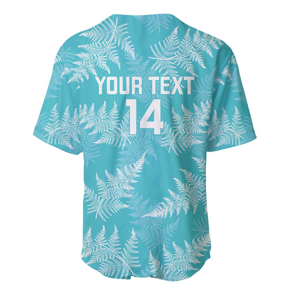 New Zealand Silver Fern Rugby Custom Baseball Jersey Go Aotearoa Champions Turquoise Version - Aussie Hoodie