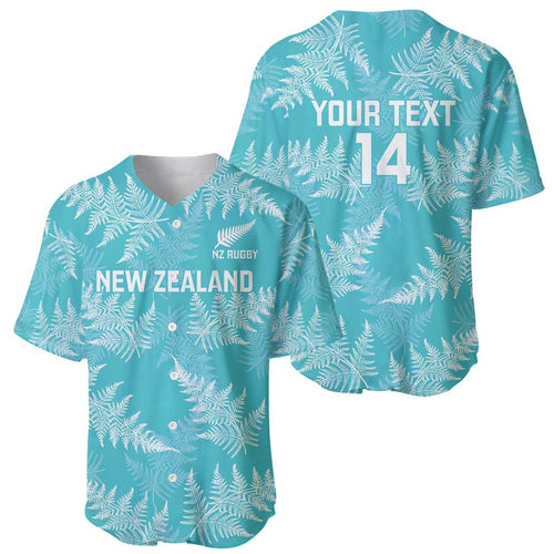 New Zealand Silver Fern Rugby Custom Baseball Jersey Go Aotearoa Champions Turquoise Version - Aussie Hoodie