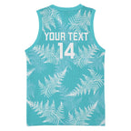 New Zealand Silver Fern Rugby Custom Basketball Jersey Go Aotearoa Champions Turquoise Version - Aussie Hoodie