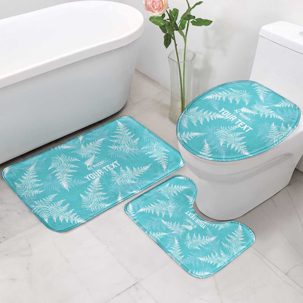 New Zealand Silver Fern Rugby Custom Bathroom Set Go Aotearoa Champions Turquoise Version - Aussie Hoodie