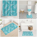 New Zealand Silver Fern Rugby Custom Bathroom Set Go Aotearoa Champions Turquoise Version - Aussie Hoodie