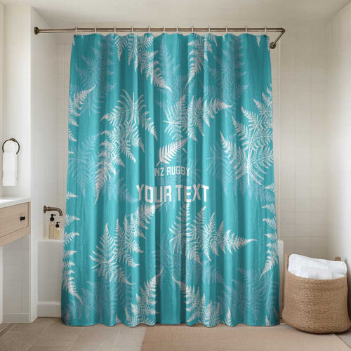 New Zealand Silver Fern Rugby Custom Bathroom Set Go Aotearoa Champions Turquoise Version - Aussie Hoodie