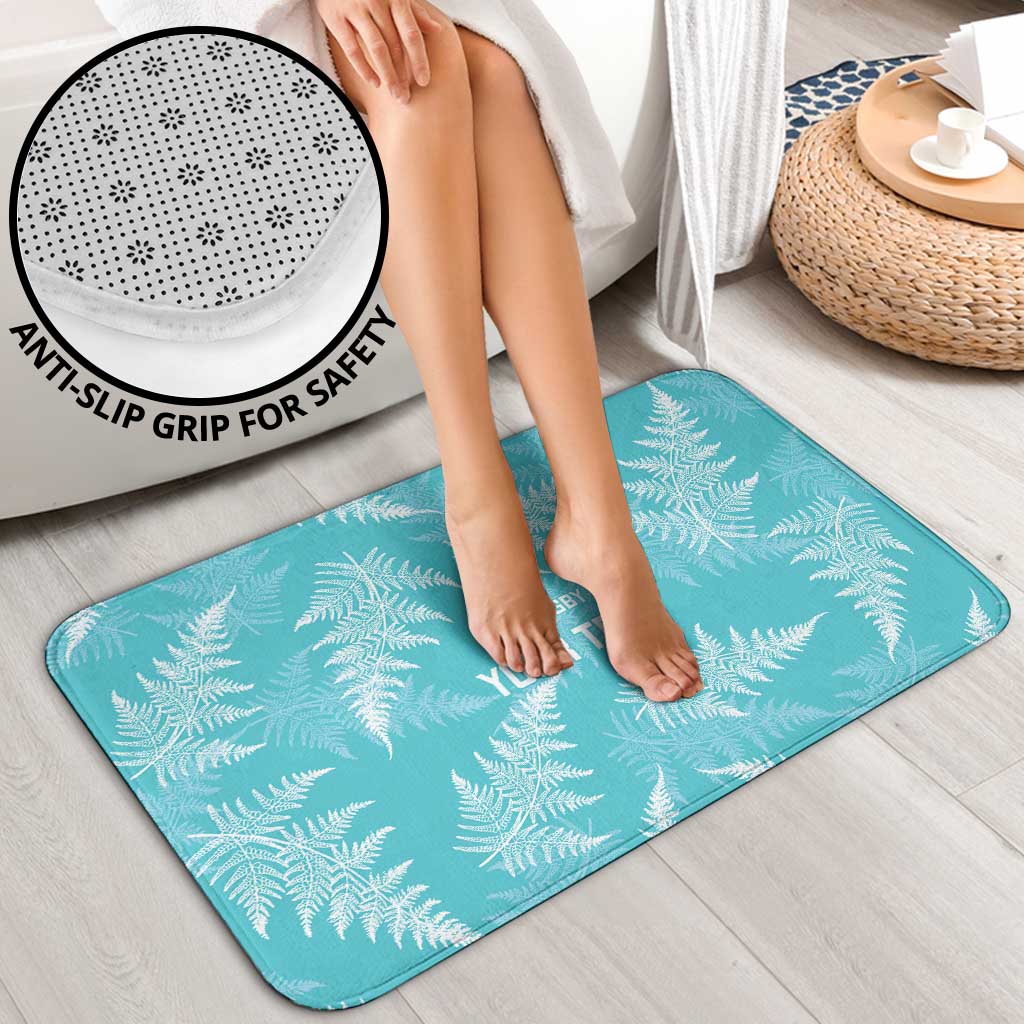 New Zealand Silver Fern Rugby Custom Bathroom Set Go Aotearoa Champions Turquoise Version - Aussie Hoodie