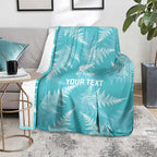 New Zealand Silver Fern Rugby Custom Blanket Go Aotearoa Champions Turquoise Version - Aussie Hoodie