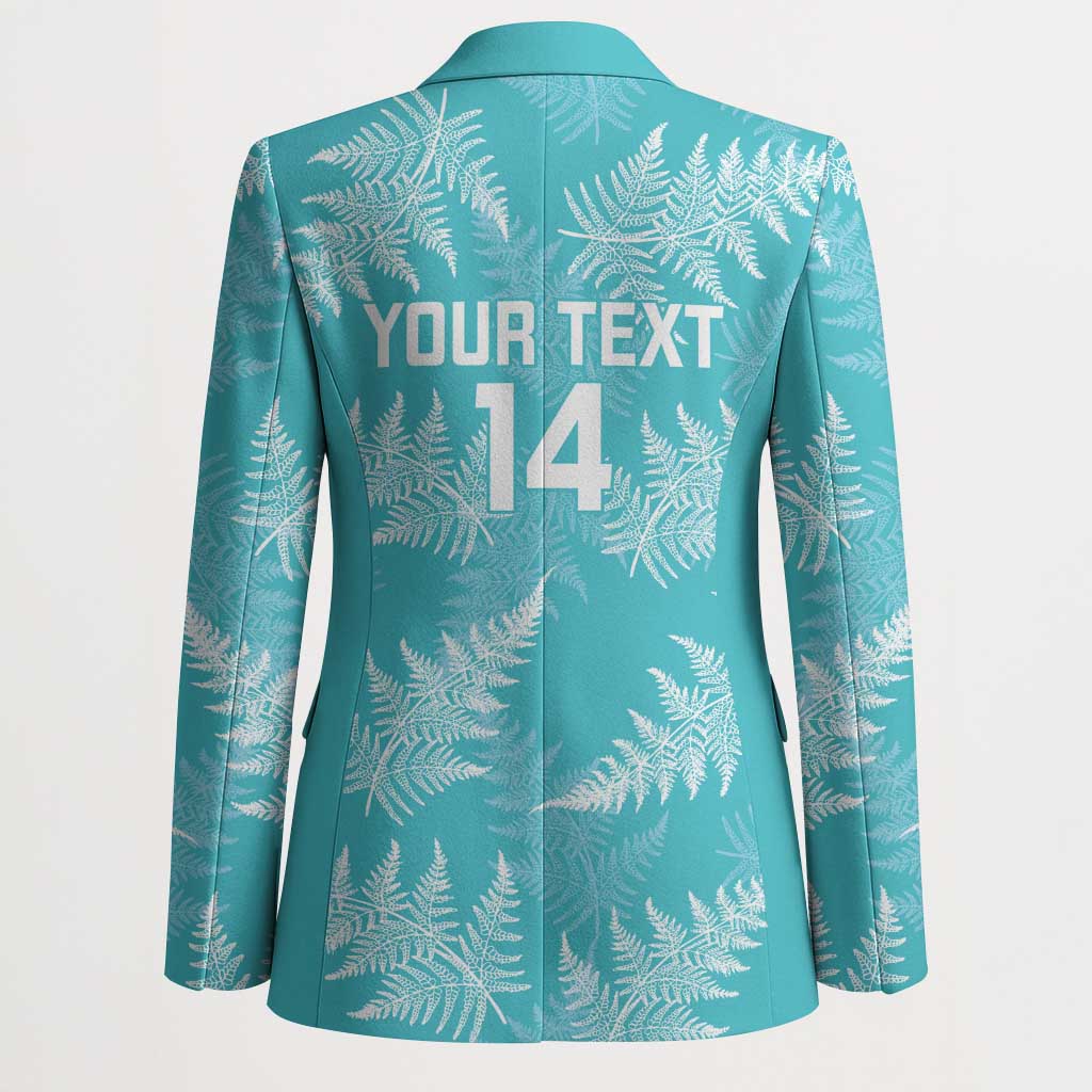 New Zealand Silver Fern Rugby Custom Blazer Go Aotearoa Champions Turquoise Version - Aussie Hoodie