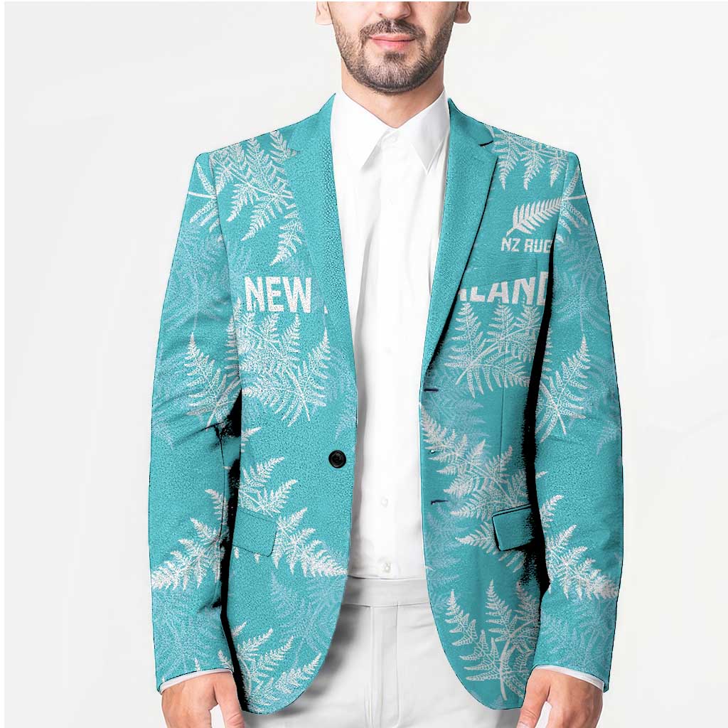 New Zealand Silver Fern Rugby Custom Blazer Go Aotearoa Champions Turquoise Version - Aussie Hoodie