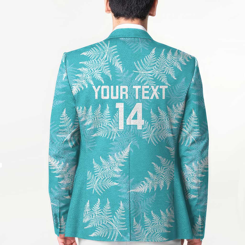New Zealand Silver Fern Rugby Custom Blazer Go Aotearoa Champions Turquoise Version - Aussie Hoodie