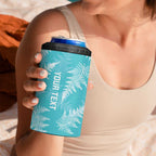 New Zealand Silver Fern Rugby Custom 4 in 1 Can Cooler Tumbler Go Aotearoa Champions Turquoise Version - Aussie Hoodie
