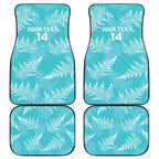 New Zealand Silver Fern Rugby Custom Car Mats Go Aotearoa Champions Turquoise Version - Aussie Hoodie