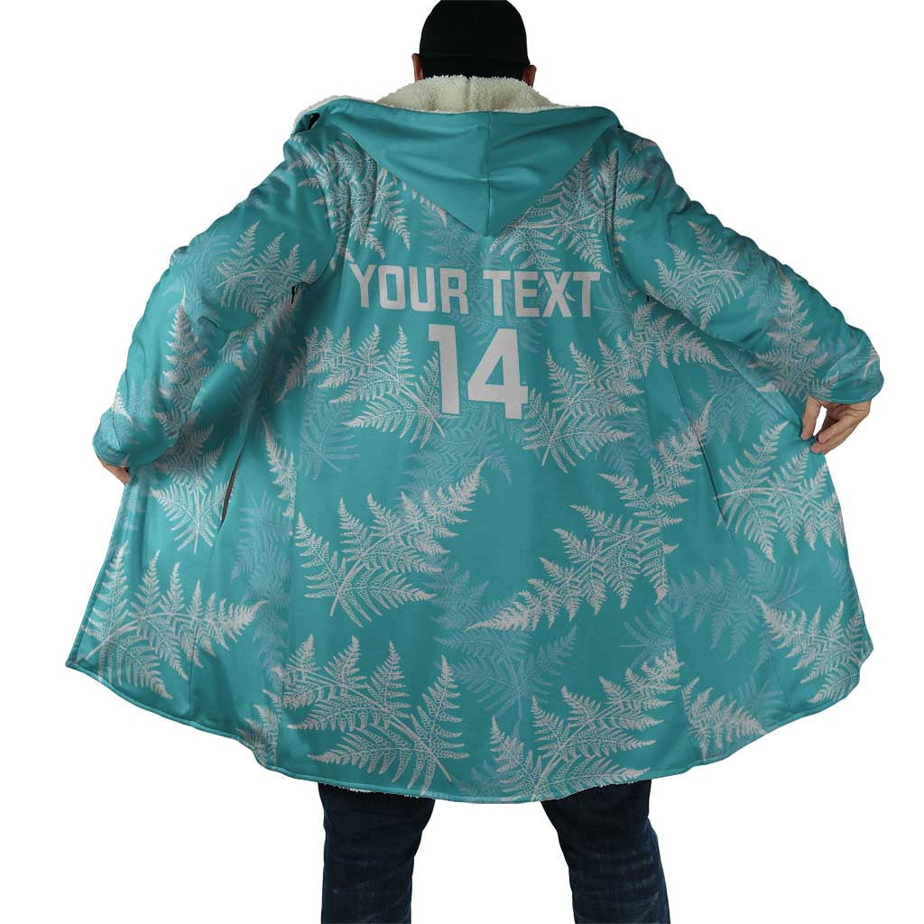New Zealand Silver Fern Rugby Custom Cloak Go Aotearoa Champions Turquoise Version - Aussie Hoodie