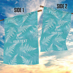 New Zealand Silver Fern Rugby Custom Garden Flag Go Aotearoa Champions Turquoise Version - Aussie Hoodie