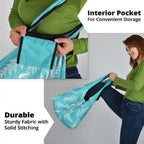 New Zealand Silver Fern Rugby Custom Grocery Bag Go Aotearoa Champions Turquoise Version - Aussie Hoodie