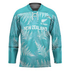 New Zealand Silver Fern Rugby Custom Hockey Jersey Go Aotearoa Champions Turquoise Version - Aussie Hoodie