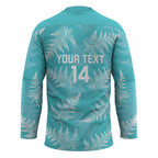 New Zealand Silver Fern Rugby Custom Hockey Jersey Go Aotearoa Champions Turquoise Version - Aussie Hoodie
