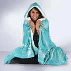 New Zealand Silver Fern Rugby Custom Hooded Blanket Go Aotearoa Champions Turquoise Version - Aussie Hoodie