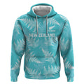 New Zealand Silver Fern Rugby Custom Hoodie Go Aotearoa Champions Turquoise Version - Aussie Hoodie