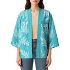 New Zealand Silver Fern Rugby Custom Kimono Go Aotearoa Champions Turquoise Version - Aussie Hoodie