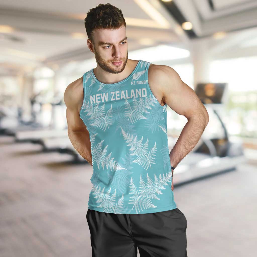 New Zealand Silver Fern Rugby Custom Men Tank Top Go Aotearoa Champions Turquoise Version - Aussie Hoodie