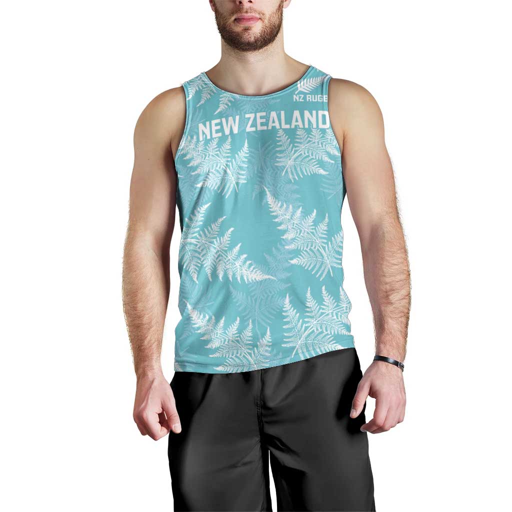 New Zealand Silver Fern Rugby Custom Men Tank Top Go Aotearoa Champions Turquoise Version - Aussie Hoodie