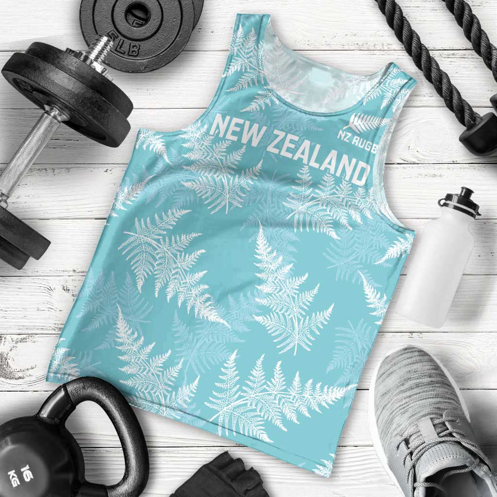 New Zealand Silver Fern Rugby Custom Men Tank Top Go Aotearoa Champions Turquoise Version - Aussie Hoodie