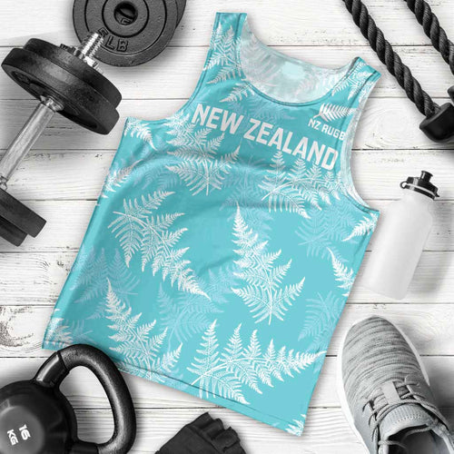 New Zealand Silver Fern Rugby Custom Men Tank Top Go Aotearoa Champions Turquoise Version - Aussie Hoodie
